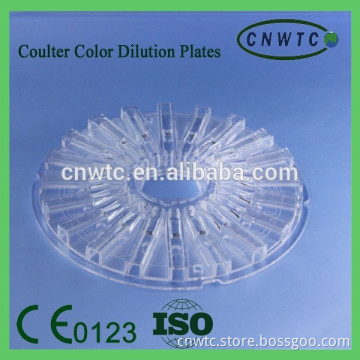 Coulter Color Dilution Plates